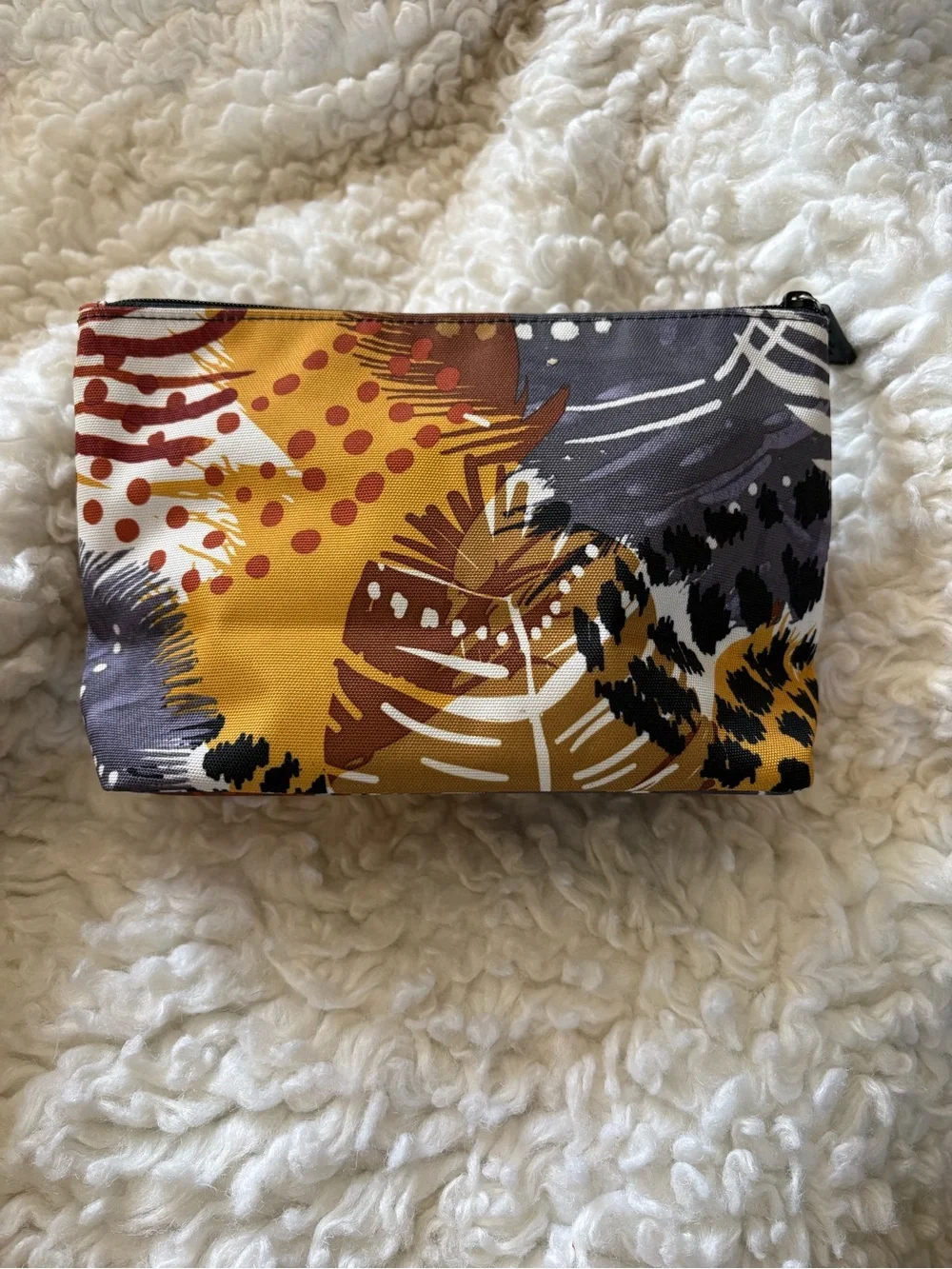 Vera Bradley Painted Feathers Cosmetic Bag